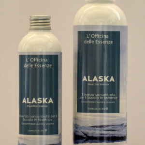 Essenza ALASKA DEG per bucato, flaconi da 250 ml e 500 ml con profumo fresco e cristallino ispirato ai ghiacci