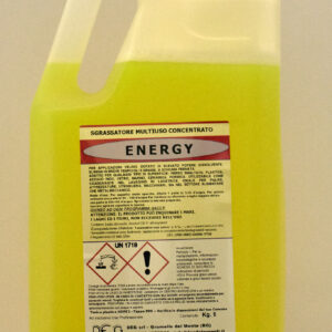 ENERGY DEG sgrassatore multiuso superconcentrato, flaconi da 5 a 25 kg per superfici e attrezzature professionali