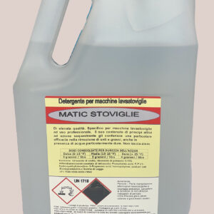 Foto del MATIC Stoviglie di DEG Detergenti, detergente liquido per lavastoviglie industriali compatibile con HACCP, disponibile in taniche da 6, 12 e 30 kg, ideale per ristorazione e mense