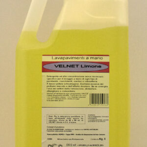 VELNET DEG detergente profumato per pavimenti, flaconi da 1 a 10 kg con formula delicata e profumazioni fresche