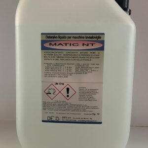 Detersivo liquido MATIC NT Bluline superconcentrato Deg, ideale per lavastoviglie professionali