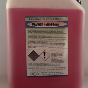 Detergente superconcentrato PAVINET Bluline Deg per pavimenti, sanitari, piastrelle, rubinetteria, conforme HACCP
