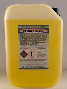 Detergente superconcentrato PAVINET Bluline Deg per pavimenti, sanitari, piastrelle, rubinetteria, conforme HACCP